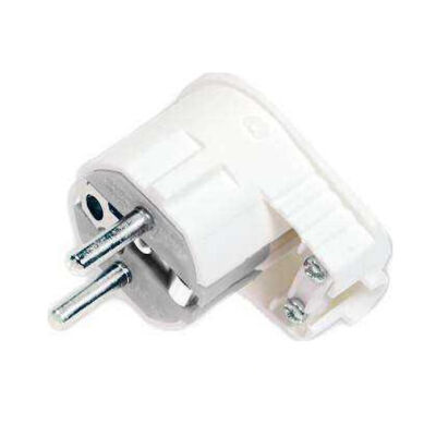 Far Plug Grounded Male Ups F999 White - 1