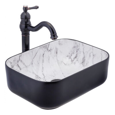 Fleko Lavabo Dark Mermer - 1