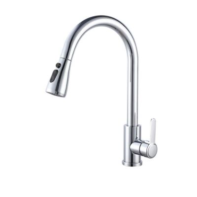 Flexo Sink Faucet Flora Spiral Inox Chrome - 1