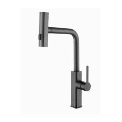 Flexo Sink Faucet Lora Spiraled Anthracite - 1