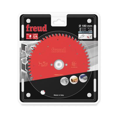 Freud Circular Aluminium Saw Blade 180X2.5/1.6X30 Z:56 - 1