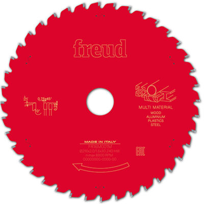 Freud Circular Saw Blade 216X2.0/1.6X30 Z:40 - 2