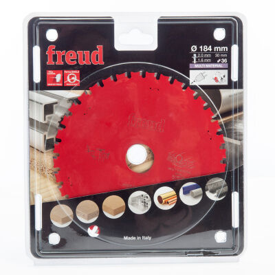 Freud Multi Material Blade Saw 184X2.0/1.6X30 Z:36 - 1