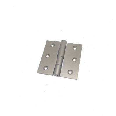 Güven Fixed Hinge 6Cm Wide Aluminium Satin - 1