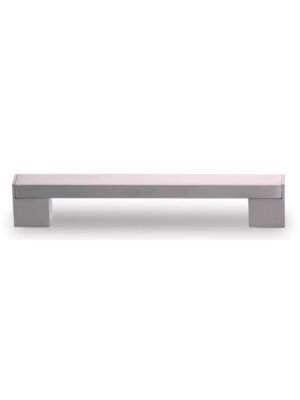 Hand Style Aluminium Handle 20X10 128mm Inox - 1