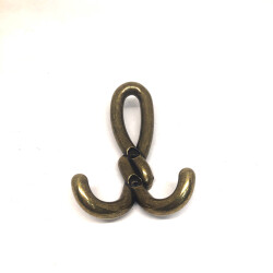 Hand Style Hanger Small Knot Antique - 1