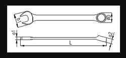 Izeltas Combination Wrench 12Mm Short Length - 2