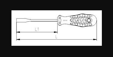 Izeltas Socket Bit Screwdriver 6Mm - 2