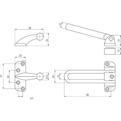 Kale Kilit Safety Shackle Brass with Blıster - 2