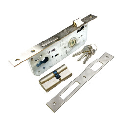 Kale Lock 152R Exterior Door 35Mm Cylinder Nickel - 1