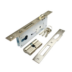 Kale Lock 154 Cylinder 35Mm Roller Nickel - 1