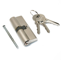 Kale Lock Barel 76Mm 33+10+33 Standard Nickel - 2