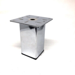 Kapsan Metal Chair Leg Chrome Square 50X50 H:100 Mm - 1