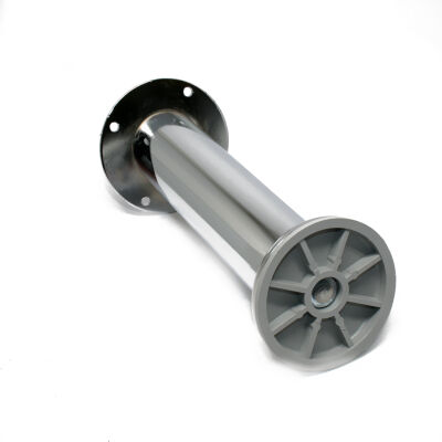 Kapsan Metal Plinth Leg Chrome Oblique Diameter:42Mm H:15Cm - 1