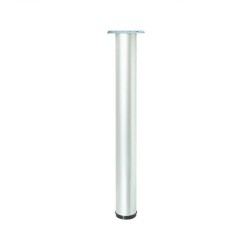 Kapsan Metal Table Leg Base Matte Chrome R:60Mm 71 Cm - 1