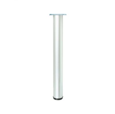 Kapsan Metal Table Leg Base Matte Chrome R:60Mm 71 Cm - 1