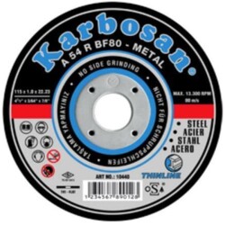 Karbosan Fiber Disk Nk - 60 Kum 180X22 - 1