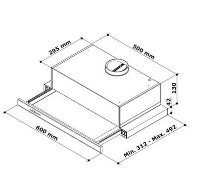 Kügerr A100 60cm Aspiratör İnox - 2