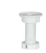 Mc Plastic Plinth Leg 8Cm White - 1