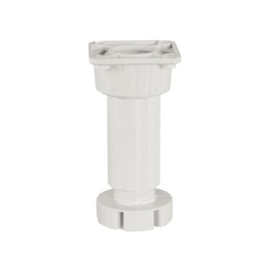 Mc Plastic Plinth Leg Adjustable 10.15Cm White - 1