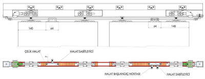 Mepa Hsk 80 Sürme Kapı Mekanizması - 4