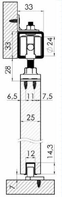 Mepa Hsk 80 Sürme Kapı Mekanizması - 5