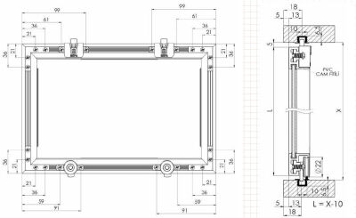 Mepa Sck 25-C Glass Cover Mechanism - 4