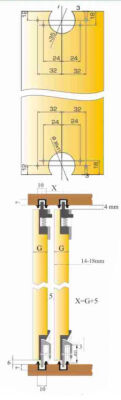 Mepa Sck 35S Adjustable Chipboard Mechanism - 4