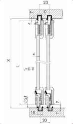 Mepa SCK 45C Zamak Ayarlı Cam Mekanizması - 5