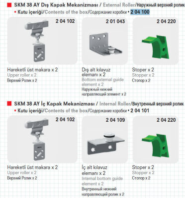 Mepa Skm 38-AY Outer Cover Mechanism - 7