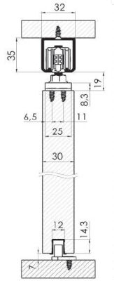 Mepa Sks 100 Sliding Door Mechanism - 5