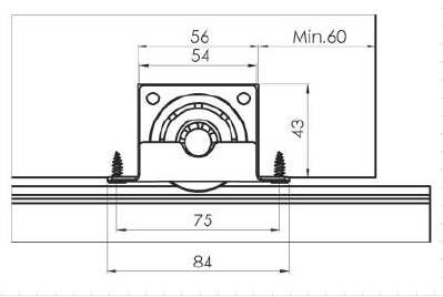 Mepa Sks 90 Sliding Door S Recessed - 5