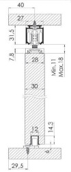 Mepa Sks 95 Sürgü Kapı Sistemi - 6