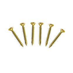 Meridian Chipboard Screw 3.5X25 Yellow (1000 Pieces) - 1