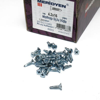 Meridyen Y.H.B. Self Drilling Screw 4.2X16 1000 Pieces - 2