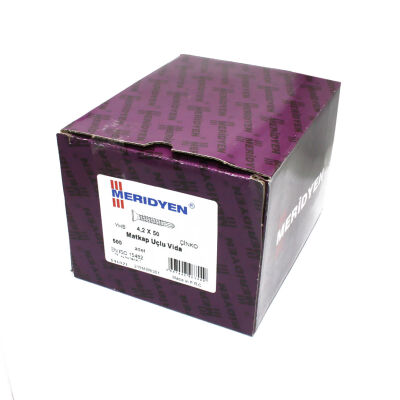 Meridyen Y.H.B. Self Drilling Screw 4.2X50 (500 Pieces) - 1