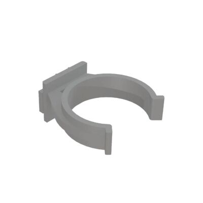 Mesan Aluminium Profile And Plastic Plinth Clip White - 2
