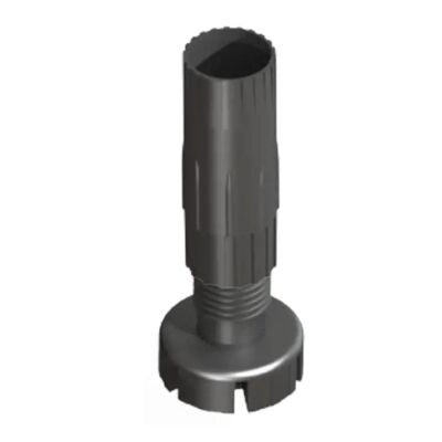 Mesan Base Pipe 8Cm Black - 1