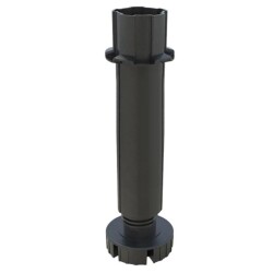 Mesan Bed Base Leg Hector 12Cm 5 Beams Black - 1