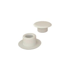 Mesan Plastic Plug 8Mm White - 1