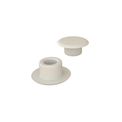 Mesan Plastic Plug 8Mm White - 2