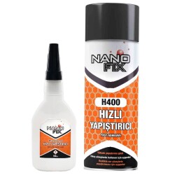 Nanofix Hızlı Yapıştırıcı Seti - 400 ml + 100 gr - Nanofix