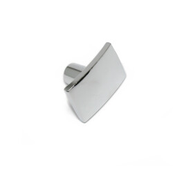 Nobel Button Handle Angular Chrome - 1