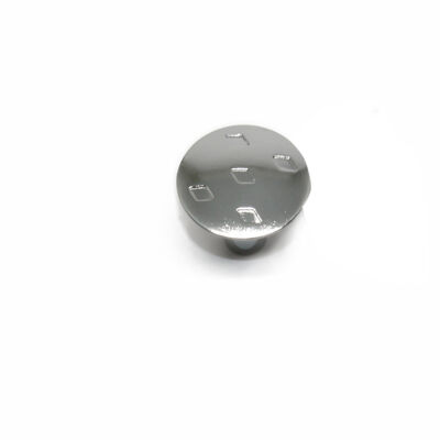 Nobel Button Handle Baklava Chrome - 1