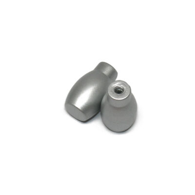 Nobel Button Handle Bullet Model Matte Chrome - 3