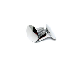 Nobel Button Handle Flat Chrome - 3