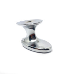 Nobel Button Handle Parmak Model Chrome - 1