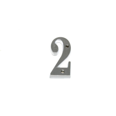 Nobel Digit No 2 5X2.5Cm Chrome - 1