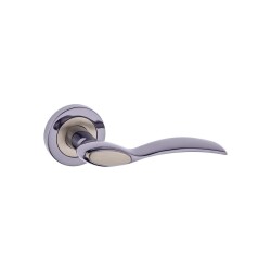 Nobel Door Handle Bahar Model Room Nickel Satin - 1