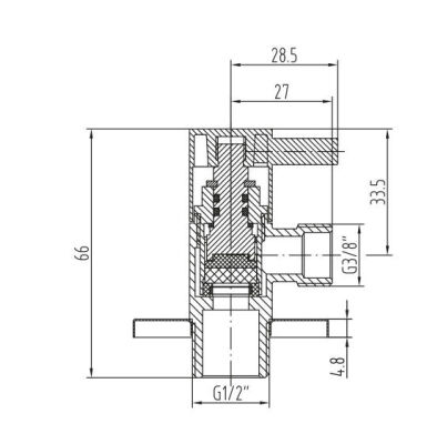 Nsk Intermediate Faucet Chrome - 2